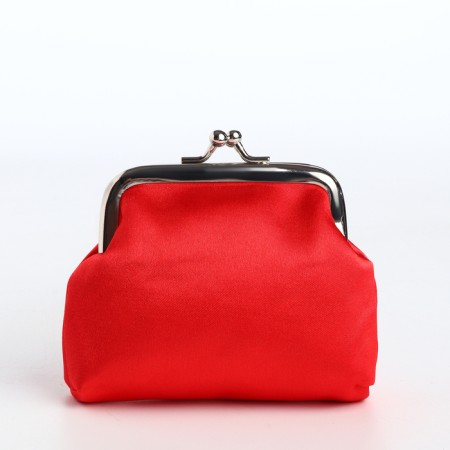 Women's wallet on the farmar, red color-1