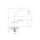 Kirlian stone kitchen mixer KM003/Q2, single -leaf, matte, beige