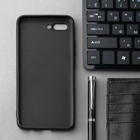 Innovation cover, for Huawei Honor 10, silicone, matte, black-1