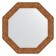 Mirror in the baguette frame, copper chain mail 88 mm, 77x77 cm