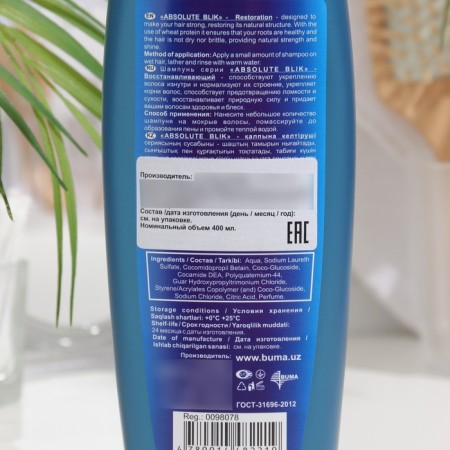 ABSOLUTE BLIK Hair Restoring, 400 ml-1