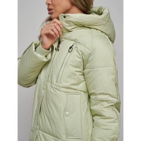Winter jacket female, size 50, light green color-14