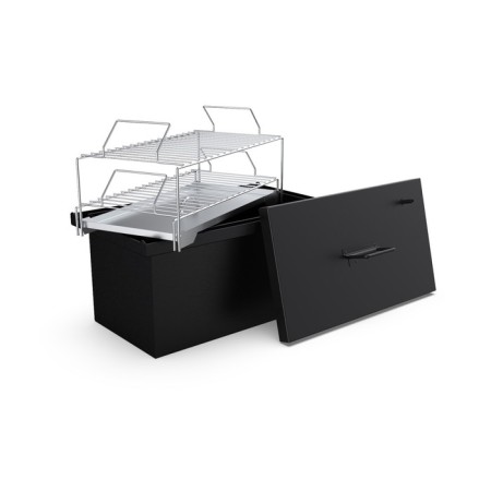 Buelux smoky Boom Black bunk smokehouse, 1.5 mm steel