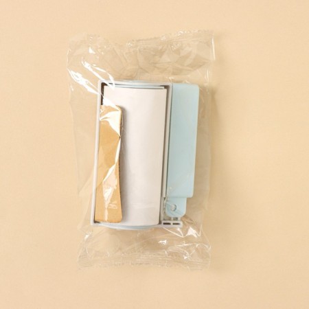 A video for clothes with a velor brush, 55 sheets, white color with blue-11