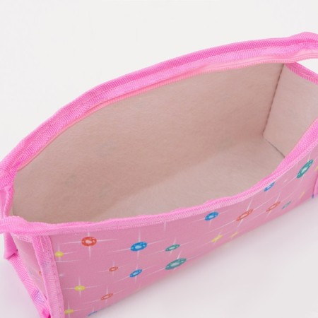 Lightning cosmetic bag, pink color-2