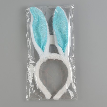 Carnival rim of ears Bunny, blue color-4