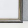 Photo frame plastic 25x25 cm, gray with gold (plastic screen)
