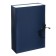 Archive box with A4 ties, calligrata, 100 mm boumvinyl, up to 800 sheets, blue
