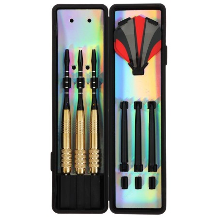 Arrows for darts, with a steel tip, 20 g, 3 pcs., Mix color-4