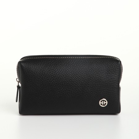 Lightning cosmetic bag, Textura, black color-1