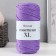 Yarn "Macrame XL" 100% polyester 130m/250g (135 lilacs)