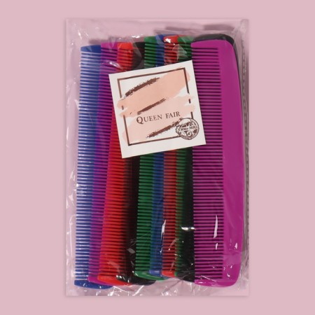 Comb, 14 × 3 cm, packing 12 pcs, color mix-3