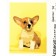 Picture on numbers on canvas with a subframe "Puppy Corgi", 30x20 cm