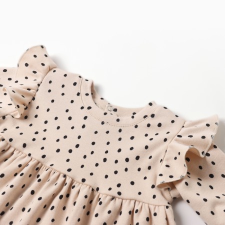 Dress crumb I "Kisa" growth 74-80 cm, beige-1
