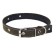 Frinking collar on felt, 62 x 2.5 cm, Osh 30-55 cm, dark green