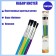 A set of brushes nylon, 4 pieces, flat, with plastic, colored pens
