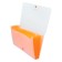 A4 cartridge folder on the 13 departments button, Erichkrause, Matt Neon, transparent plastic, mix