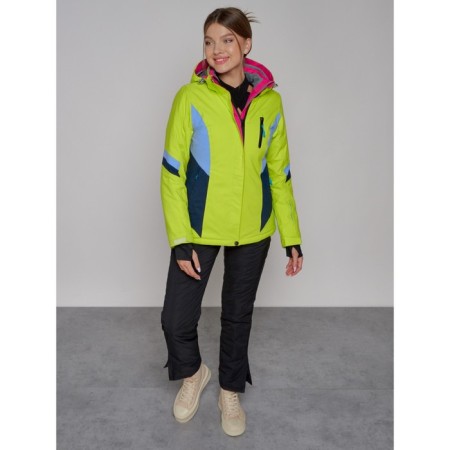 Ski jacket female winter, size 46, light color-4