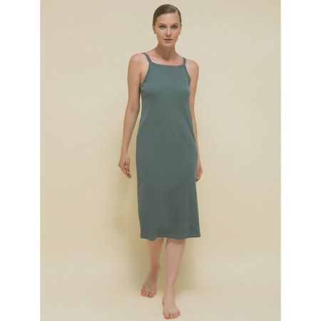 Female dress, size 50, green color-7