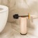 SL Home toilet brush, silicone, 9.8 × 9.8 × 39 Beige color