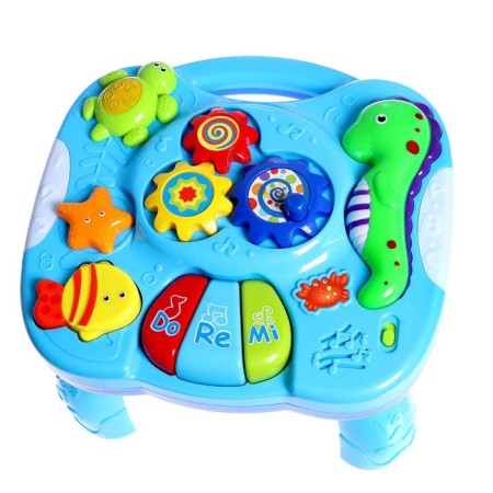 Children's table 3 in 1 for kids "Sea Adventure", light and sound effects-1