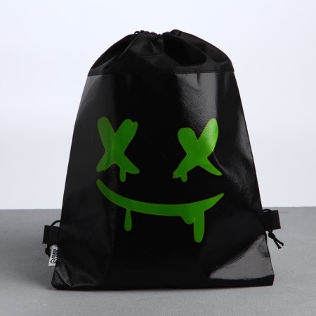 Smile shoe bag polyester, size 30 x 40 cm-2