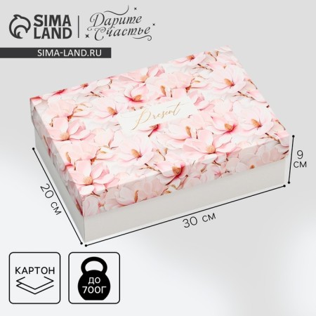 Gift folding box, packaging, Present, 30 x 20 x 9 cm
