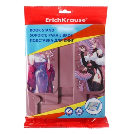 Book stand plastic Erichkrause "Manga", pink-7
