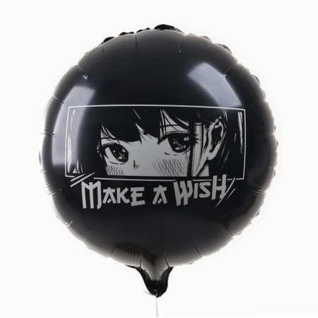 Flaged balloon 18 "" anime. Make a desire ", a circle, with a substrate-1