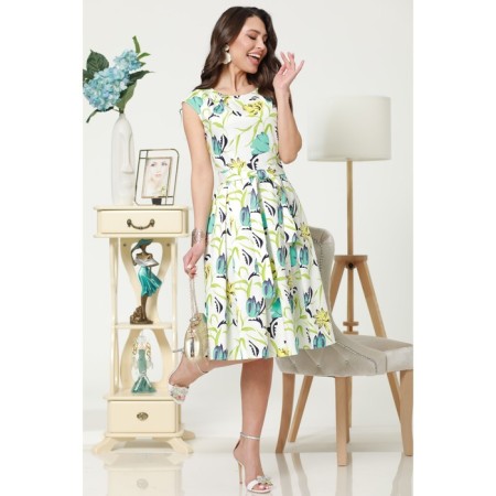 Women's dress "cocktail party", size 52-3