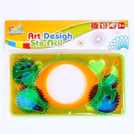 Stencil of stencil “Imagination” set 2 pcs.-2
