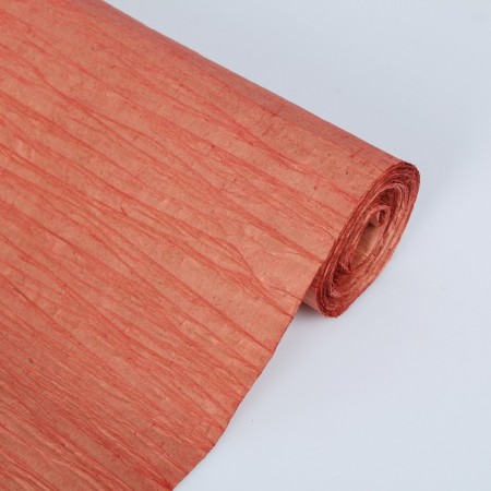 Paper packaging craft, ecolux fastened, red, 0.7 x 5 m