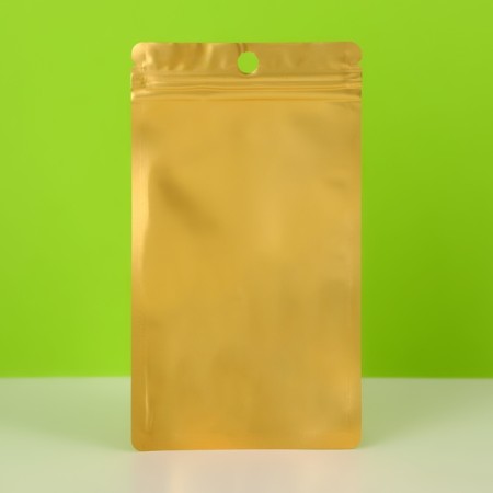 SIP-LOK package with a window, with Euroslot, gold, 8.5 x 15.5 cm-3