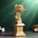 The pedestal "Dog head" 33x10x18cm