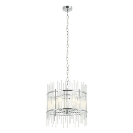 Suspended chandelier SIA 5XE14 40W, size 40x40x46-150 cm, color chromium-1