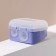 Cosmetic sharpener, with a lid, double, mix color