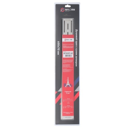 Linear Aflorn Af20207-60, 600x70 mm, C rotations 360 °, stainless steel. steel-6