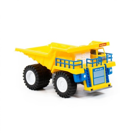 Career dump truck BelAZ, in a grid-3