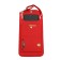 Bag, artificial leather, red 11.5x0.5x25 cm