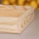 Kashpo is wooden, with a curly handle 275*200*50. Height on the handle is 70mm.