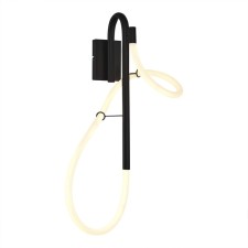 Wall lamp ST LUCE. SL6102.401.16. Sagrato. 1x16 W, LED, 3000K, 1440 LM, 26x60 cm, black color