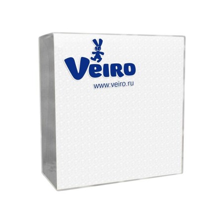 Paper Napkins Linia Veiro, White, 1 layer, 50 pcs.