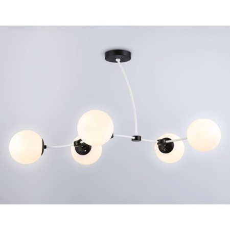 Suspended Ambrella Light, Modern, TR2546, 5HE27, white, black color-2