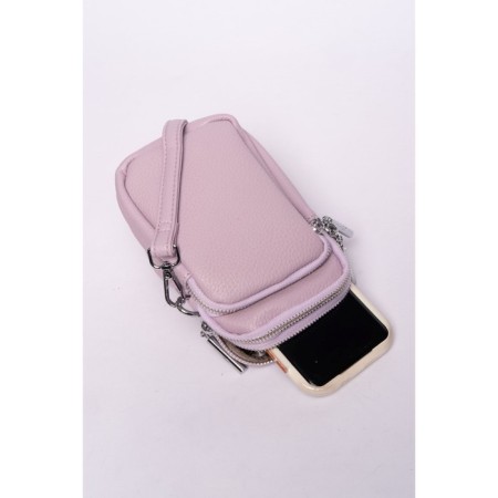 Cross-Body Bag, eco-leather, ludor purple, 11x5x19 cm-3