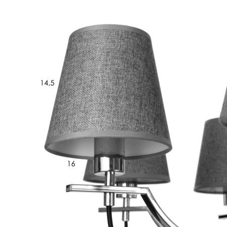 Люстра 2794/8 E27 40Вт хром 80х80х32 см BayerLux-3