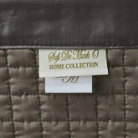A set with a bedspread "Loretta", size 240x260 cm, 50x70 cm - 2 pcs, the color of the cappuccino-1