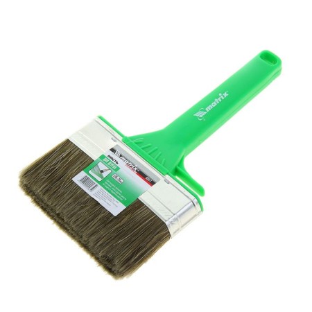 Matrix flat brush, for wood, 120x25 mm, plastic handle, natural bristles