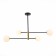 Ceiling EVOLUCE lamp. Sle220103-04. Arcola. 4x5 watts, G9, 4000k, 98x98x58 cm, black color, bronze