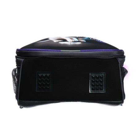 School backpack 38 x 30 x 16 cm, ergonomic back, stavia "cat and feathers", blue-6