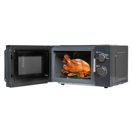 Microwave oven JVC JK-MW148M, 700 watts, 20 l, 5 power levels, graphite color-3
